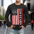 thumbnail image 5 of 250 Anniversary Sporty Long Sleeve T Shirt Athletic Crew Neck 250Th Mens Tees Black XXL, 5 of 6