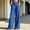 *Blue, variant on ClodeEU Women's High Waist Elastic Waist Dress Pants with Pockets,Casual Solid Color Work Trousers Black,Women's Plus L