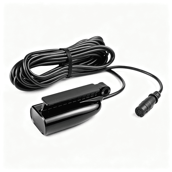 GJX Splitshot Skimmer Transducer, Fits Hook2 Fish Finders, Transducer for Finder Gray