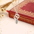 thumbnail image 4 of 2Pcs/set Women Girls Heart Key Necklace Puzzle Heart Sweater Neck Chain Chain Couples Lovers Neck Chain, 4 of 8