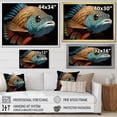 thumbnail image 4 of Designart "Photogenic Fish Portrait" Animals Canvas Wall Art, 4 of 5