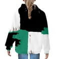 thumbnail image 4 of Mercatoo Kids' Hoodies Youth Girls Color Blocking Hooded Sweatshirt with Pocket Pullover Long Sleeve Tops Sweater, 4 of 7