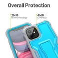 thumbnail image 3 of FITO For iPhone 11 Case, Phone Case with Screen Protector and Kickstand (Blue), 3 of 7