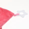 thumbnail image 3 of Manta de felpa suave para bebé, con etiqueta de seguridad para dentición, para bebé y niñas Burro Naranja Zulema Manta de seguridad para bebés, 3 of 8