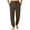 Coffee-22, variant on LONKITO Mens Pajama Pants with Pockets Soft Comfort Sleep Pants Elastic Waist Drawstring Pajamas Trousers