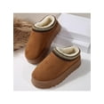 thumbnail image 2 of Women's Slippers - Warm & Non-Slip Winter Boots for Durable Outdoor Comfort with Thick Flat Soles and Platform Snow Boots, 2 of 9
