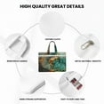 thumbnail image 5 of Pofeuu Emerald Color Gold Marble Print Laptop Bag Carrying - Computer Bag Laptop Case Shoulder Slim Work Travel, 5 of 8