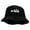 Black, variant on Dune Buggy Embroidered Pigment Dyed Bucket Hat - Black OSFM