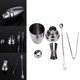 thumbnail image 5 of 4 Piezas De Acero Inoxidable 250 Ml Coctelera Plata Vino Herramientas Jigger Kit, 5 of 9