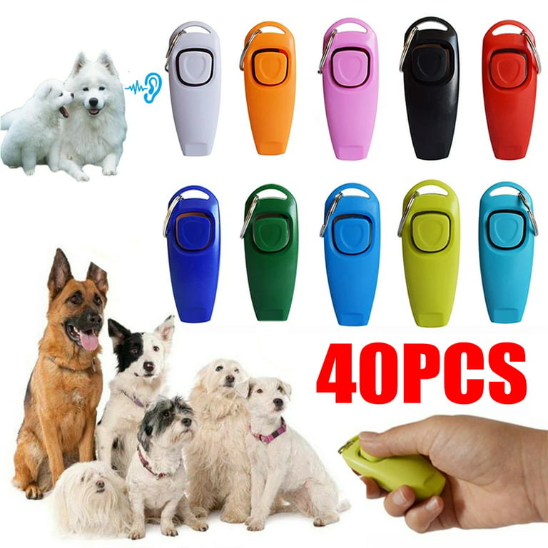 40PCS Dog Supplies Whistle Pet Dog Training Tools Whistle Dog Whistle Pet  Supplies Suitable for large, medium and small dogs