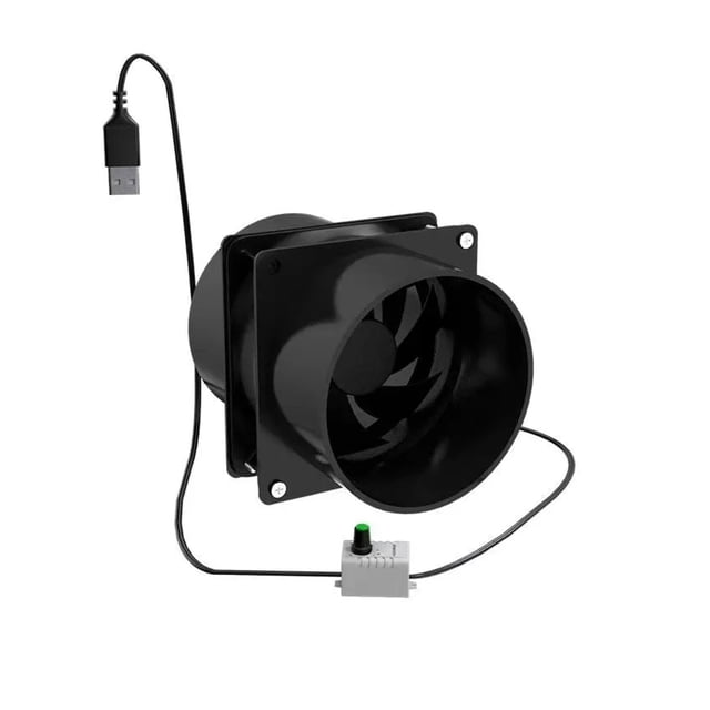 USB Adjustable Speed Solder Smoke Absorber ESD Fume Extractor Fan Pipe Duct Exhuast Fan With 1M Pipe Tub Ventilation Fan ,Fast Wind Speed