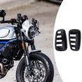 thumbnail image 4 of 2 piezas de cubierta de luz de señal de motocicleta para Scrambler 800 18-21 Negro Zulema Cubierta de señal de giro, 4 of 8