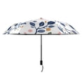 thumbnail image 2 of ALAZA Owl on Branch UPF 50+ Compact Folding Umbrella for Rain Travel Umbrella Packable, 2 of 8