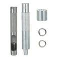 thumbnail image 3 of 100 Sets 10Mm 3/8-Inch Grommet Kit Silver Sewing Eyelet Kit With Installation Tools Hole Puncher Storage Box For Leather Fabric Bag (3/8 Inches Inside Diameter), 3 of 7