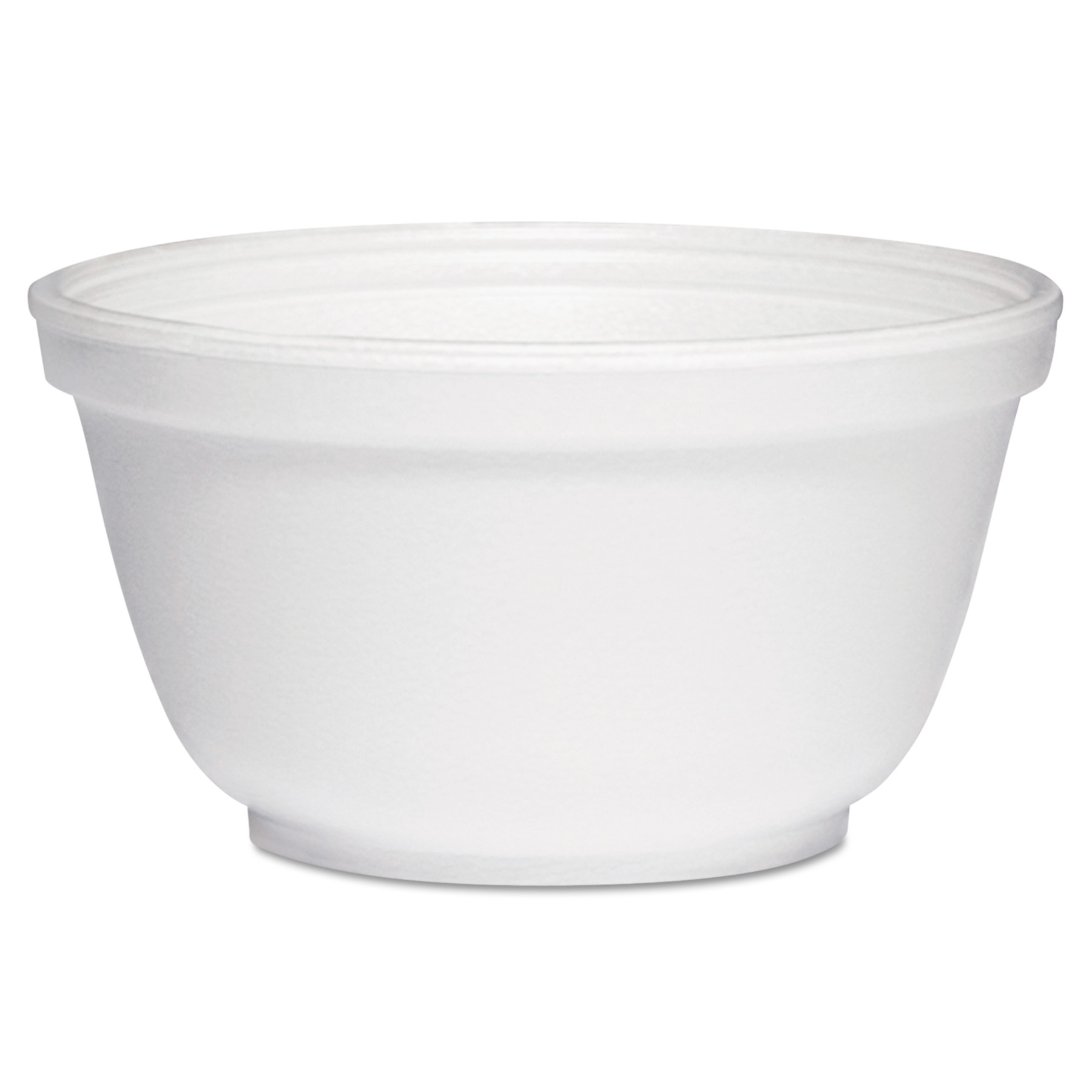 Dart Foam Bowls, 10 Ounces, White, Round