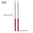 walmeck Triangular Drumstick 5A, NonSlip Wrapped Handle Drum Sticks