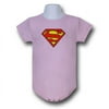 Superman Infant Pink Snapsuit-12-18 Months