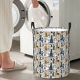 thumbnail image 4 of Goofa Llama and Cactus1 Printed Circular Hamper,Laundry Basket with Handles,Storage Baskets Foldable,Large Capacity Laundry Hamper-Medium, 4 of 8