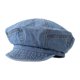 thumbnail image 1 of Gorra plana moderna y creativa para vendedor de periódicos, ideal para acampar, conducir, cumpleaños, damas y actividades al aire libre. Azul claro, 1 of 9