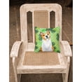 thumbnail image 2 of Carolines Treasures BB9866PW1818 Basenji St Patricks Fabric Decorative Pillow  18H x18W multicolor, 2 of 2