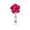 Style 3, variant on Resin Flower Retractable Swivel ID Badge Holder Badge Reel For Nurse, Doctor, Student, Teachers Office School Gift