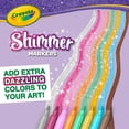 thumbnail image 3 of Marcadores Crayola Brillantes Paquete de 8 Colores Lavables, 3 of 4