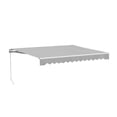 thumbnail image 4 of ALEKO Retractable Home Patio 10 x 8 feet Awning Silver Gray Canopy Sunshade, 4 of 7