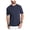 Blue - navy, variant on Weatherproof Mens Striped Henley Shirt, Blue, Small