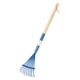 thumbnail image 2 of Outdoor Playhouse Accessory For Kids Lightweight Garden Rake Blue Detachable Design 1Pack, 2 of 4