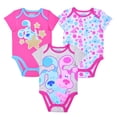 thumbnail image 2 of Blue's Clues Blue and Magenta Girls 3 Pack Character Onesie, Newborn, 2 of 7