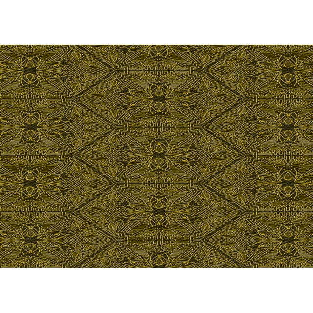 Ahgly Company Machine Washable Indoor Rectangle Transitional Black Brown Area Rugs, 7' x 10'