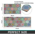 thumbnail image 2 of Boho Kitchen Mats Set 2 Piece Decorative Rugs for Kitchen Low-Profile Floor Mats Decorations for Home Kitchen (17x48+17x24 Fashion Kitchen Rug), 2 of 6