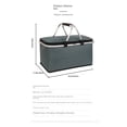 thumbnail image 5 of Bolsa de almuerzo aislada de 28L, cesta de Picnic plegable portátil impermeable, bolsas de comestibles a prueba de fugas, refrigerador de cesta de Picnic, 5 of 5
