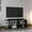 Black, variant on Entertainment Center with Ample Shelves and Sturdy Legs for 70 - 79 Inch TV in Living Room
