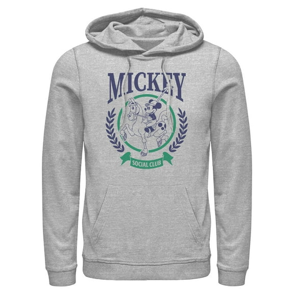 Mens Mickey & Friends Social Club Lightweight Hoodie