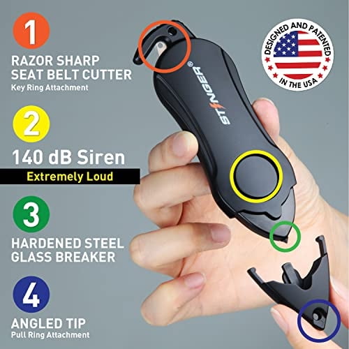 Stinger Alarma Personal Llavero Herramienta de Emergencia, Sirena de A