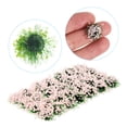 thumbnail image 4 of Uxcell Miniature Static Flower Cluster Grass Tuft Model, Pink 1 Set/28Pcs, 4 of 6