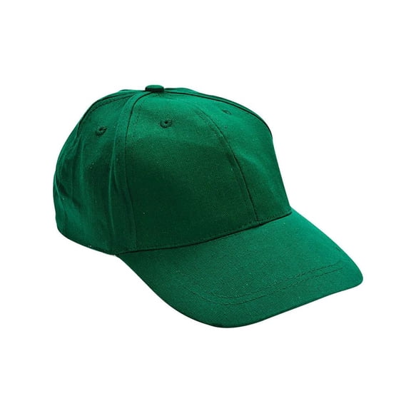 Fun Express Green Baseball Caps - 12 Pc.