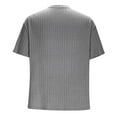 thumbnail image 5 of WAENQINLA Men's Knit Shirts Summer Short Sleeve T-Shirts Lightweight Crewneck Ribbed Sweater Stretch Solid Color Tops, 5 of 6