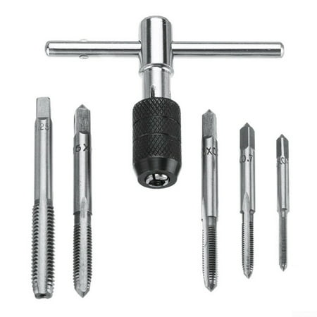 

M3-M8 Tap Drill Set T Handle Ratchet Tap Wrench Machinist Tool W/Screw Supplies