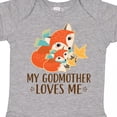 thumbnail image 4 of Inktastic Godmother Loves Me Woodland Fox Boys or Girls Baby Bodysuit, 4 of 5