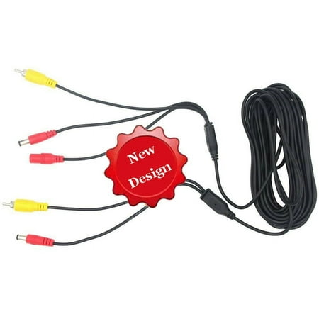 Zyutaosan Camera W/ Detection Wire 7M Car Rca Video Extension Cable For Auto Backup