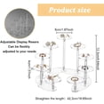 thumbnail image 4 of 2Set Round Acrylic Display Stand 3-Tier with Moon Shape Base 2inch Acrylic Products Display Riser Item Display Shelf, 4 of 8