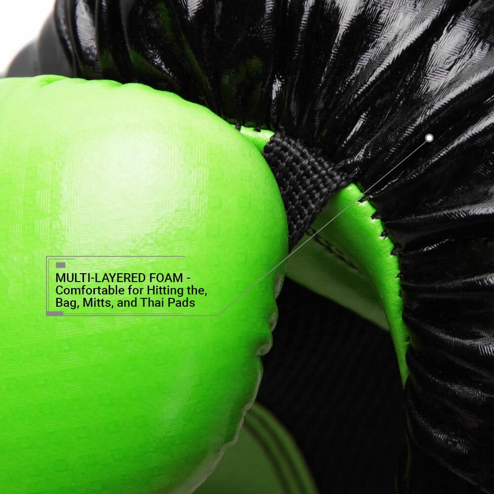 Pinnacle P4 Boxing Glove - Lime/Black
