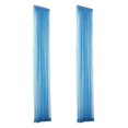 thumbnail image 5 of Bxaolu Sheer Curtain Panels for Living Room Elegant Window Treatment Sets Light Filtering Translucent Draperies for Office Home(Light Blue,2 Panels,W31.5 x L79inch), 5 of 5