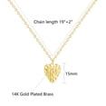 thumbnail image 5 of Alexcraft Initial Heart  Necklace for Women | 14K Gold Plated Initial Charm Necklace A-Z Pendant Necklace | Trendy Heart Letter Necklace Gold Jewelry Gift for Women, 5 of 7