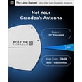 thumbnail image 5 of Bolton Technical Long Ranger Antenna | Upgraded Parabolic - Up to 20 Miles Range | All Cell Bands: 5G, 4G, LTE | WiFi 2.4/5 GHz WiFi 6 | High Gain Cellular/WiFi Antenna up to +28 dB | All Carriers, 5 of 8