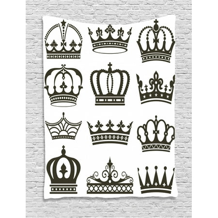 King Tapestry Symbol Of Royalty Crowns Tiaras For Reign Queen