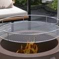 thumbnail image 4 of Outdoor Smokeless Fire Pit Tabletop with Grill Grate&Fire Poker for Outside Camping, Wood Burning, Bronze, 4 of 8