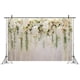 thumbnail image 5 of Telón de fondo de boda cortina Navarra flores foto telón de fondo decoraciones Baby Shower postre mesa rubor fondo 220x150cm JAMW Sencillez, 5 of 5